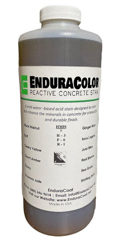 EnduraColor Reactive Concrete Stain - 1 Quart